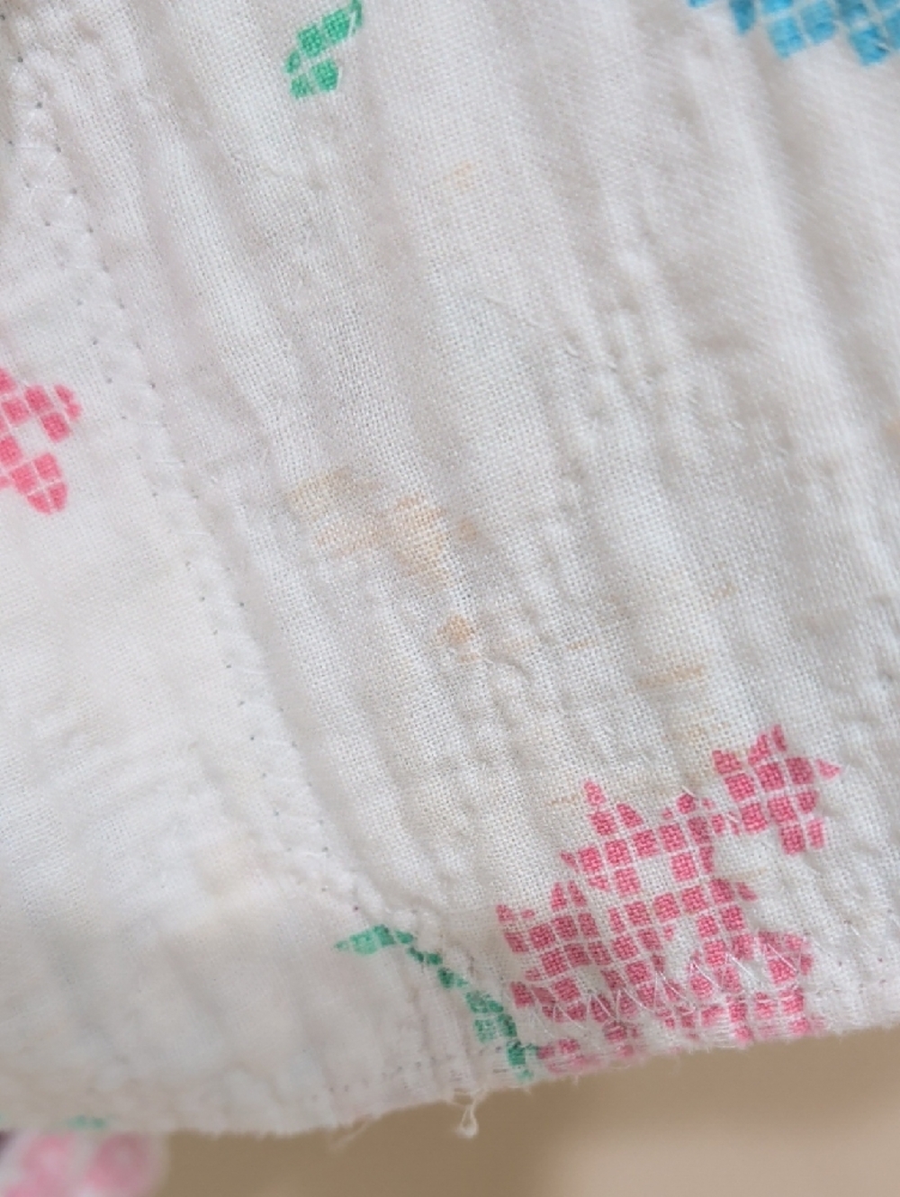 Patchwork Pink & Blue Cropped Jacket - Picture 6 of 6